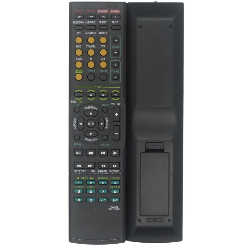 Telecomando Calvas Per Yamaha RX-V561 RAV282 HTR-6030 HTR-6050 RX-V363 HTR-6230 HTR-6130 RX-V463 RX-V430 RAV284 AV Ricevitore - Foto 11