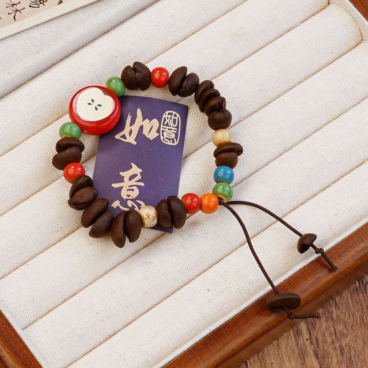 Jingdezhen pulsera de cerámica de verano mujer alta sensación galletas serie de gatos nicho diseño universal pulsera alta sensación