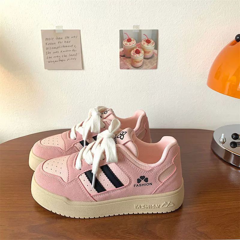 Кроссовки Park Chae Young 2025: новые, универсальные, повседневные, на толстой подошве, спортивные, увеличивающие рост, ретро, осенние, белые.