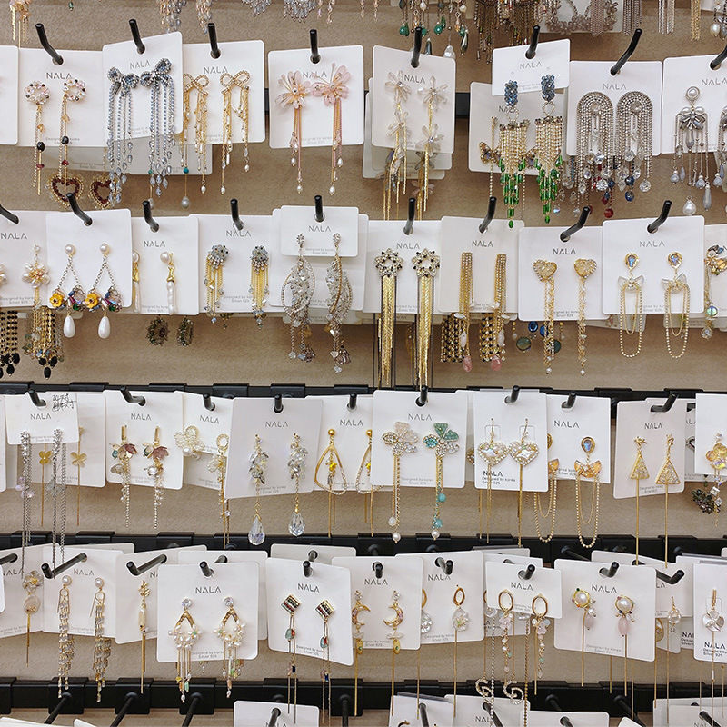 Pendientes transfronterizos lujosos de alto nivel, perlas, pendientes de perlas coreanas, pendientes exagerados temperamento al por mayor