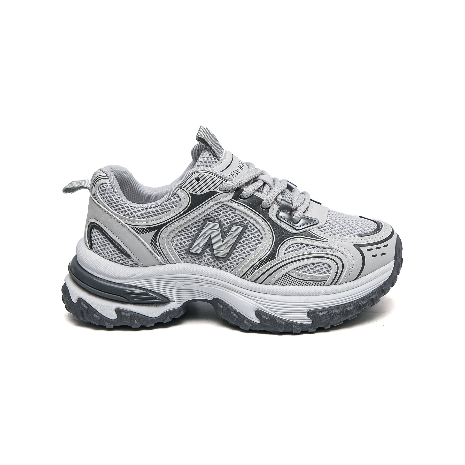 MBL819 Новые 2025 дышащие, универсальные кроссовки в стиле dad shoes, износостойкие, нескользящие
