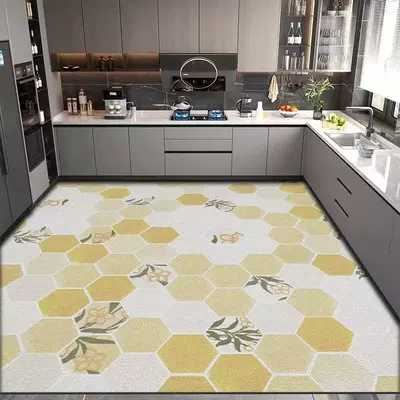 Foot Mats, Full Coverage Mats | Avtomobil döşəmə paspasları - hexagon-h006-5080cm-pvc
