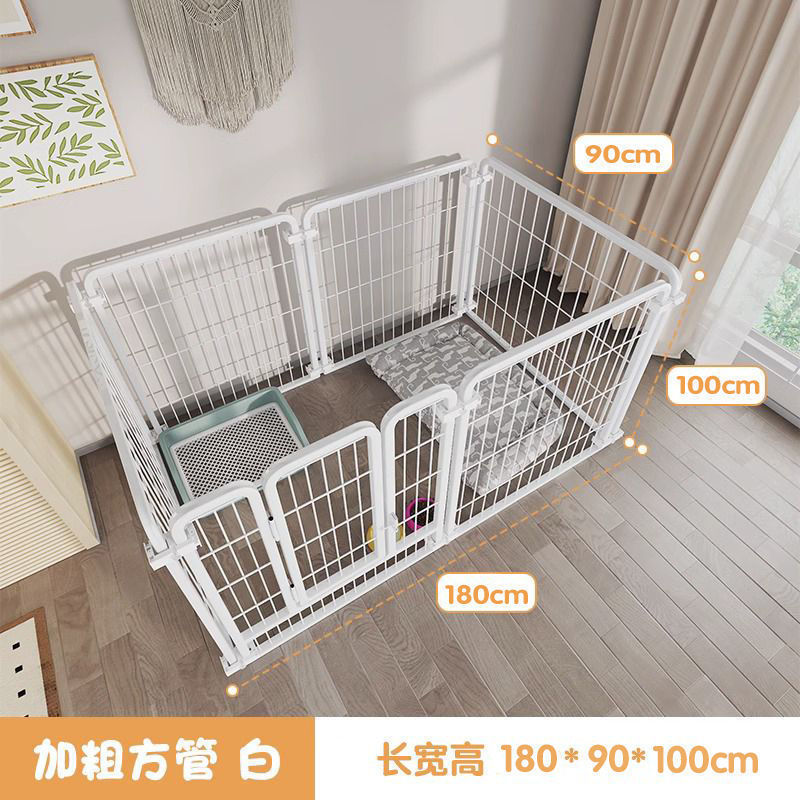 狗狗笼子狗围栏家用室内中大型犬狗笼子宠物栅栏自由组合带隔离门|undefined
