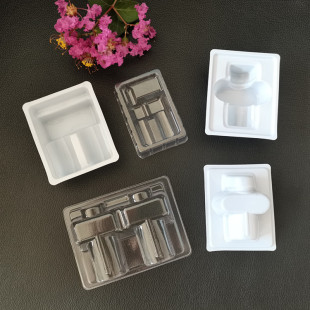 A Custom Durable Blister Tray for a Powder Injection Vial Box with Plastic Inner Support