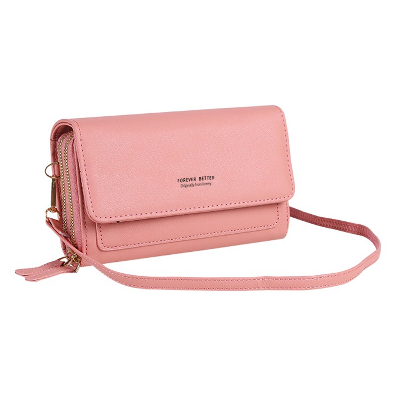 Lonny pantalla táctil bolsa de teléfono móvil hembra pequeña crossbody pequeña bolsa de moda clave moneda bolsillo horizontal