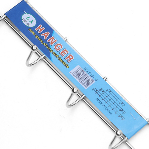 Big eyes removable nail-free glue-free door rear hook coat hook clothes hanger coat and hat 6810 hook carbon steel hanger