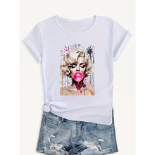 Y 58718 Bubblegum print short-sleeve ������ӡ������W��