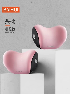 Headrest | car neck pillow a pair - sakura-pink-pair-of-headrests