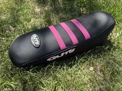 for Light Bee S/X electric – Motorcycle Safety Supplies - pink-stripes-seat-cushion-assembly