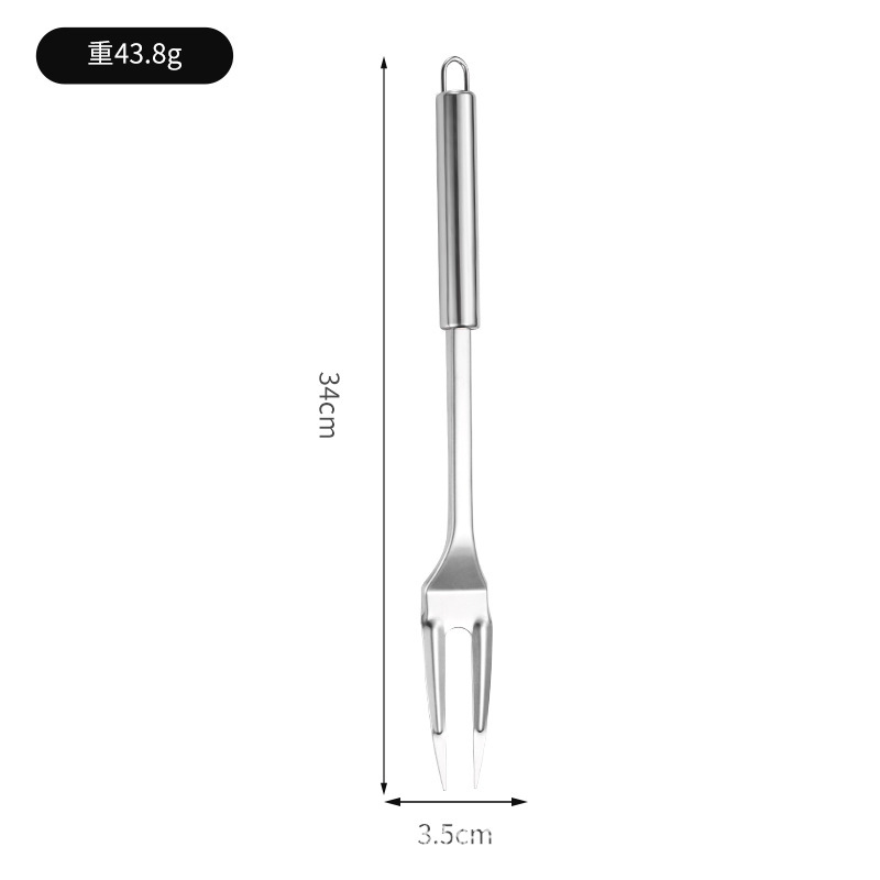 ステンレス鍋シャベル調理器具セット丸管柄キッチンスプーンシャベルスプーン肉フォーク調理10点セット|undefined