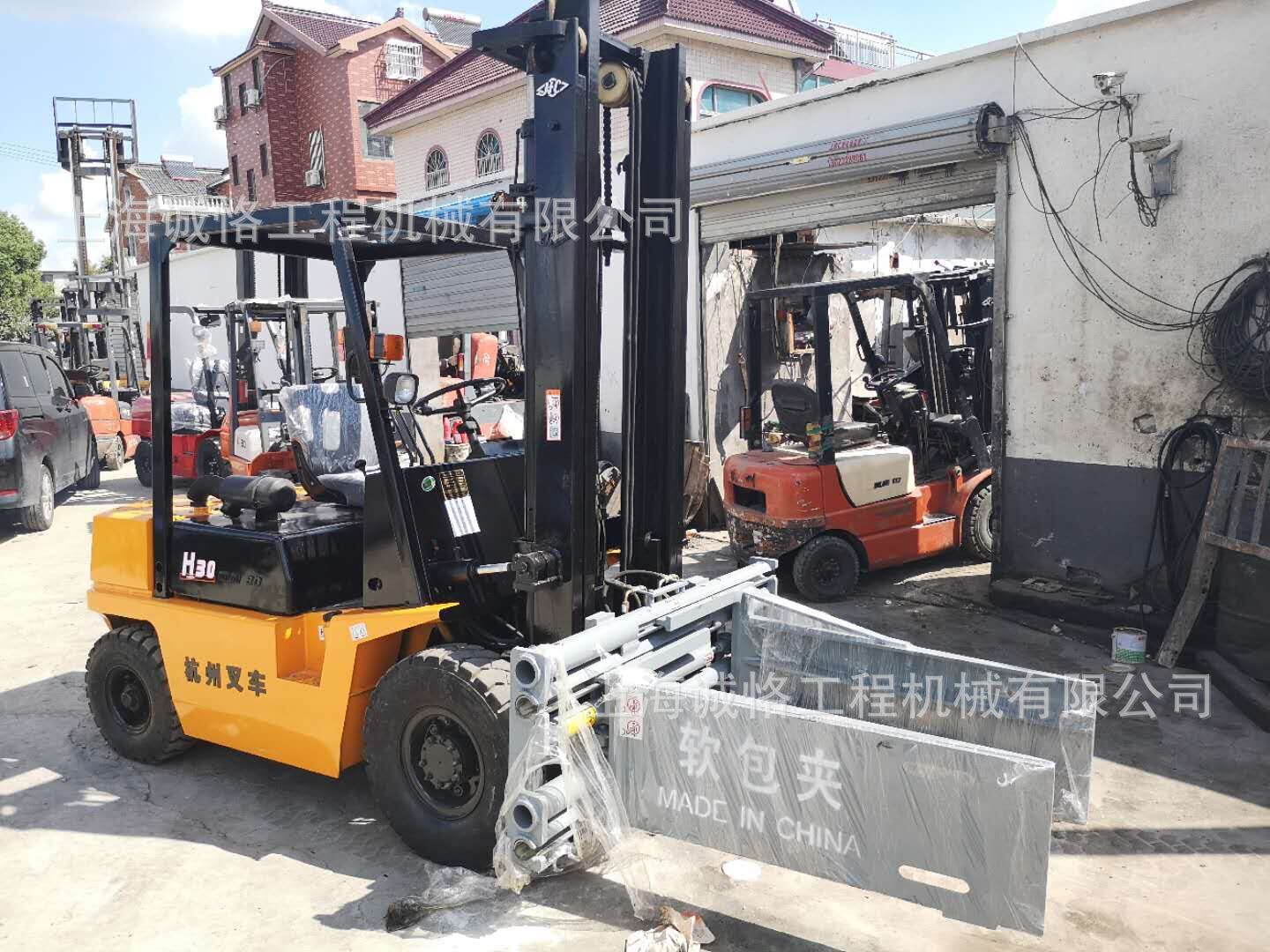 转让二手夹抱叉车,二手3吨圆抱叉车软抱夹叉车送货上门