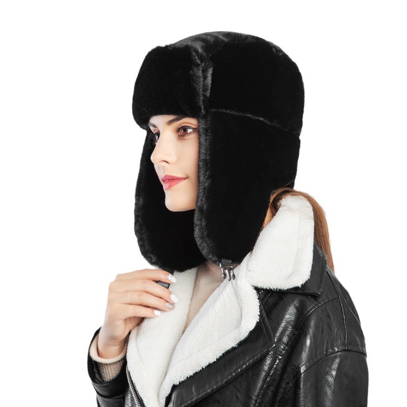 Cappelli da cacciatore Cappello Lei Feng Protezione per le orecchie all'aperto Cappello caldo invernale da sci Cappello di pelliccia Cappello di pelliccia_voghion.com