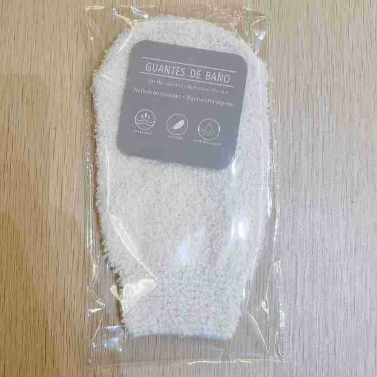En stock Cáñamo guantes de baño Toalla de baño frotar mochila guantes de lavado de dedos cepillo de baño cubierta de barro frotar Toalla de la espalda
