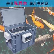 鱼池转鼓微滤机水产养殖过滤设备周转箱锦鲤缸鱼虾粪便净化排污器
