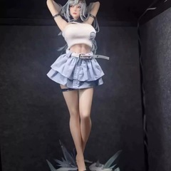 新款1/4 泳装镜流  手办二次元周边美少女模型机箱桌面摆件批发