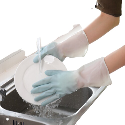 Household gloves, Japanese nitrile rubber gloves, household rubber washing gloves, kitchen cleaning waterproof wear-resistant