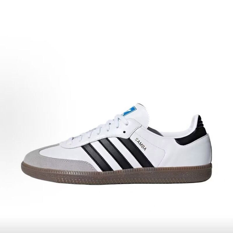 Putian Samba German training white and black clover campus couple student ins versatile casual sports skateboard shoes