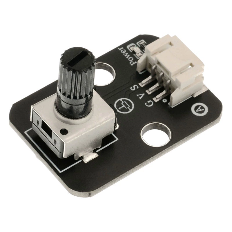 Модуль поворотного потенциометра, ручка 5V1K, регулируемый датчик сопротивления, совместимый с цифровыми строительными блоками программирования Arduino