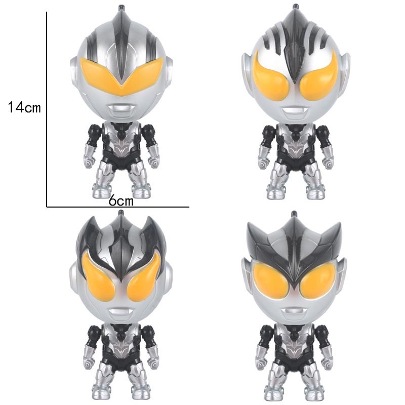 Juguete Giratorio Luminoso de Superhéroes, Figura Oficial de Ultraman, Juguete Transformable para Niños