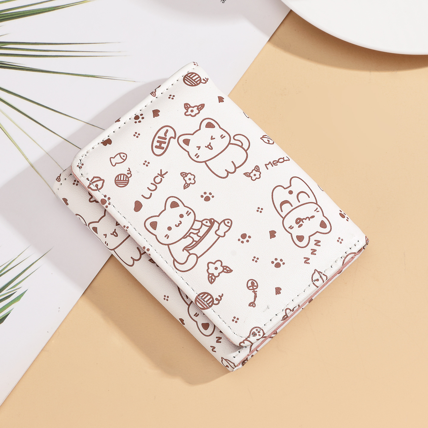 W-3518 : Tri-fold de base - Thé au lait