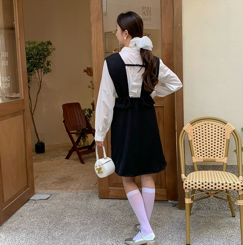 Японское платье, подтяжки, семейный стиль, стиль Chanel