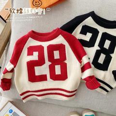 Children's Sweaters Baby Sweaters 0-6 Years Old Spring New Boys Spring Tops Girls Sports Pullovers