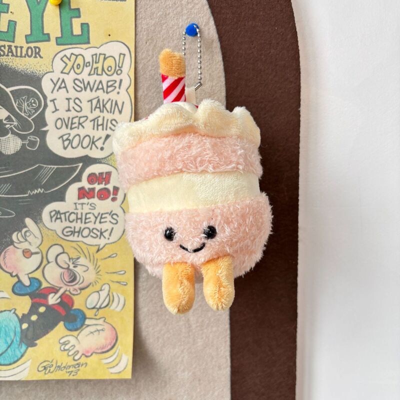 Internet Celebrity Cute Cake Milk Tea Cup Pendant Cartoon Plush Toy Doll Bag Charm Keychain Internet Celebrity Cute Cake Milk Tea Cup Pendant Cartoon Plush Toy Doll Bag Charm Keychain