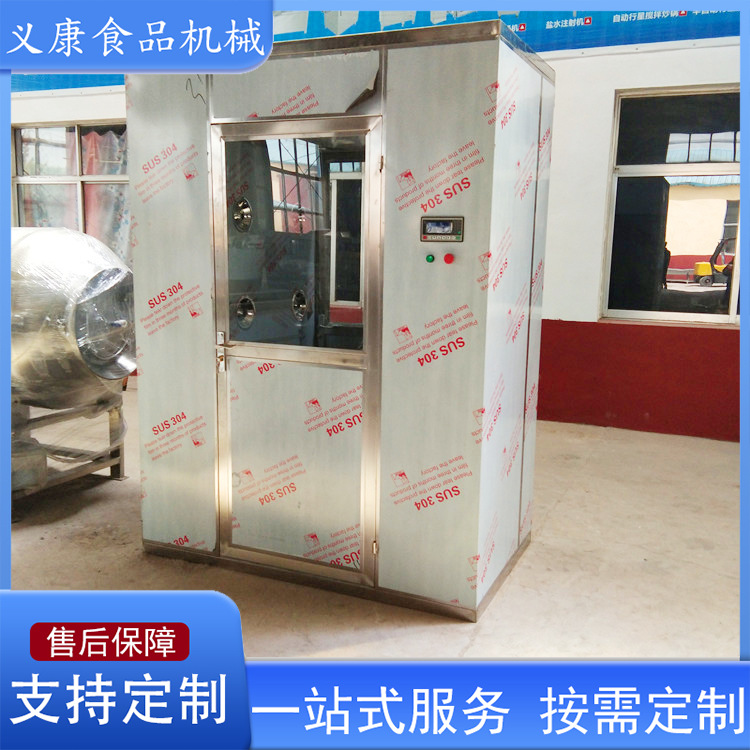 商用不锈钢自动门风淋室  医院自动化风淋室 单双人吹风淋室