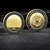 Spot wholesale gold coins White House Biden Budon Caint Color Gold Monument to Foreign Trade Digital Virtual Coins Virtual Coin Collection Gift