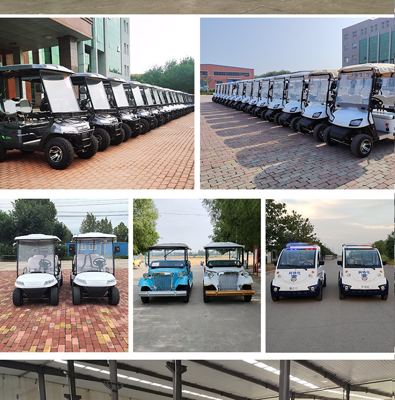 8-Seater Electric Sightseeing Car for Tourist Areas, Real Estate Sales Offices, House Viewings, Hotel Receptions, and Vintage Car Tours