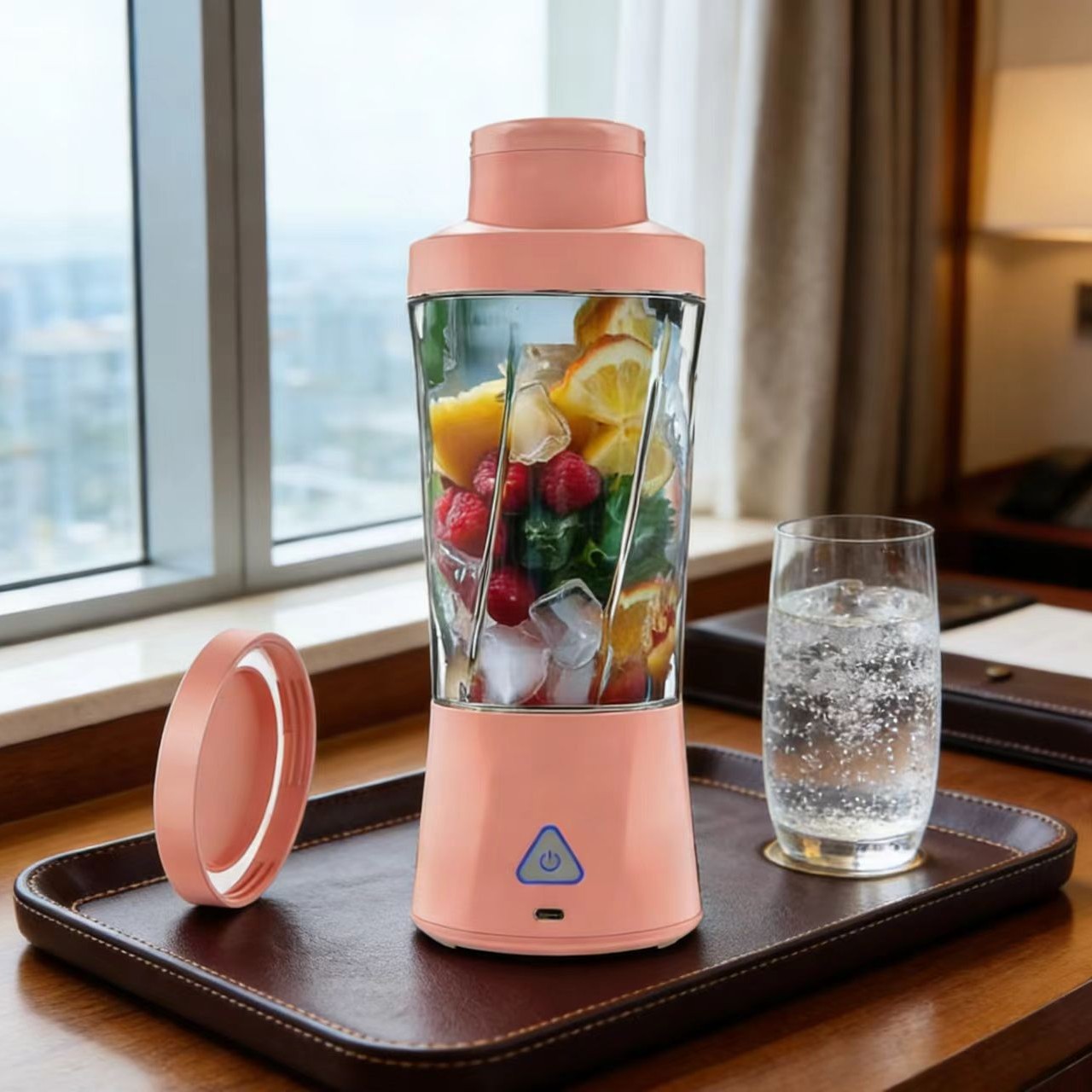 Tazza per spremitura portatile senza fili con batteria a lunga durata, grande capacità, piccola tazza per spremitura da esterno_voghion.com