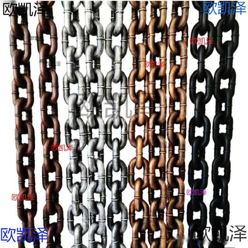 OS万圣节道具影视刑具酒吧仿真舞会装饰C铁链条密室鬼屋囚犯塑料