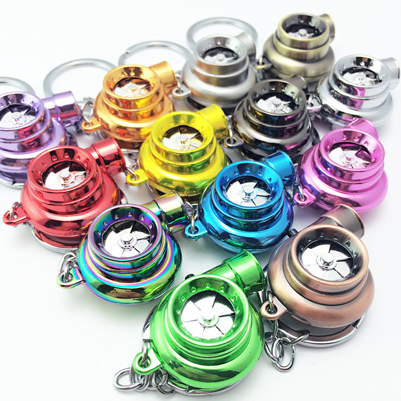 Car LED luminous with lights turbocharged turbo simulation modeling alloy metal keychain pendant foreign trade hot Car LED luminous with lights turbocharged turbo simulation modeling alloy metal keychain pendant foreign trade hot