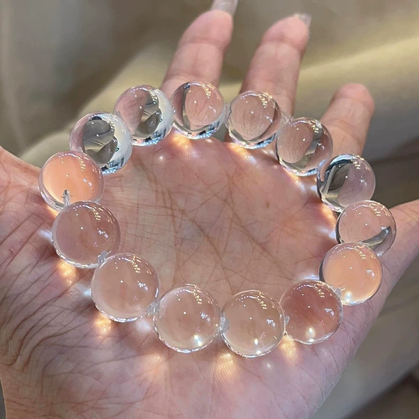 White crystal, crystal bracelet