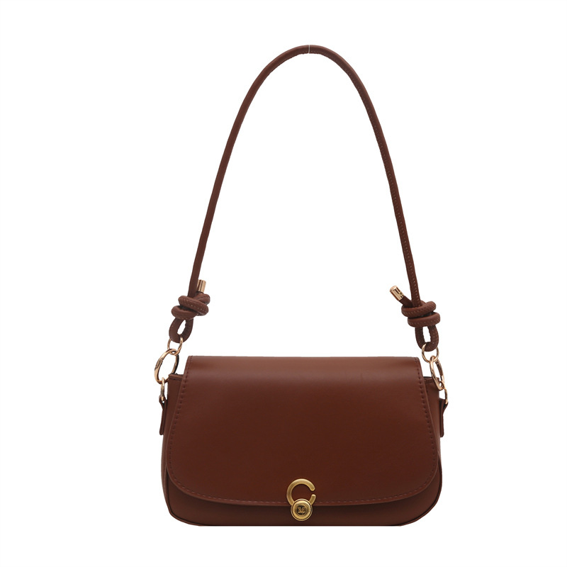 Estilo francés retro brazaletes de estilo exterior estilo de moda bolso de hombro 2025 nuevo bloqueo bolso legal