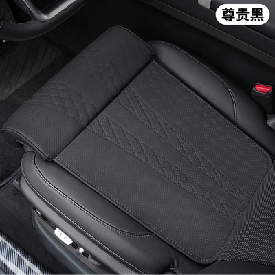 A Must-Have for New Car Owners: Car Seat Leg Extension Support to Relieve Leg Strain during Long Drives, Suitable for Both Front and Passenger Seats (Universal seat cover) - noble-black-single-pack-nappa-leather-extended-four-seasons-leg-restbreathable-62cm40cm