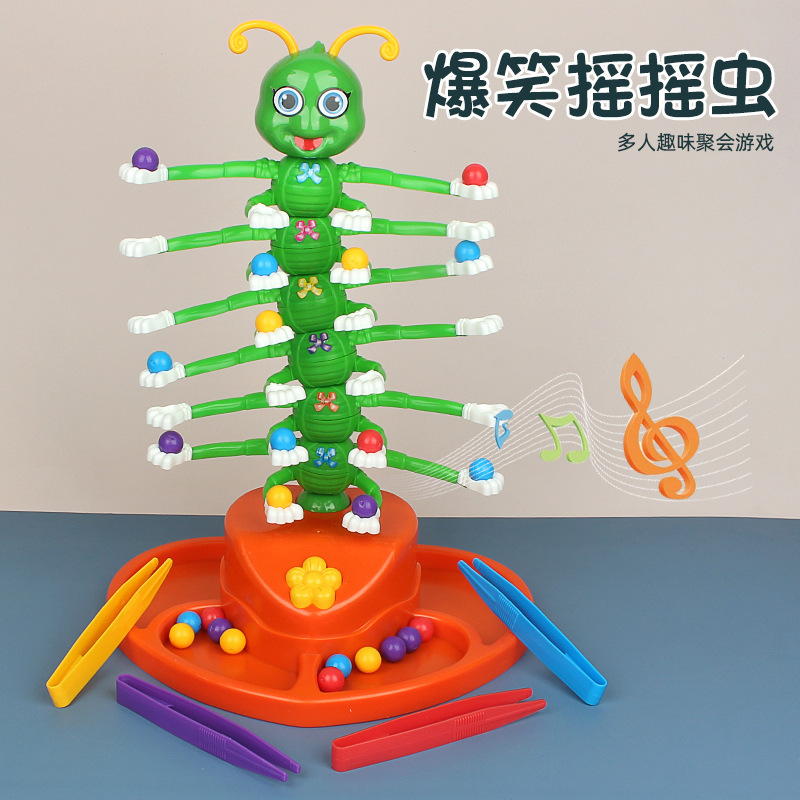 Divertido sonido de los mismos niños divertidos sonidos eléctricos agitando la fiesta de los insectos juegos de mesa multijugador agitando juguetes de lucha contra los insectos
