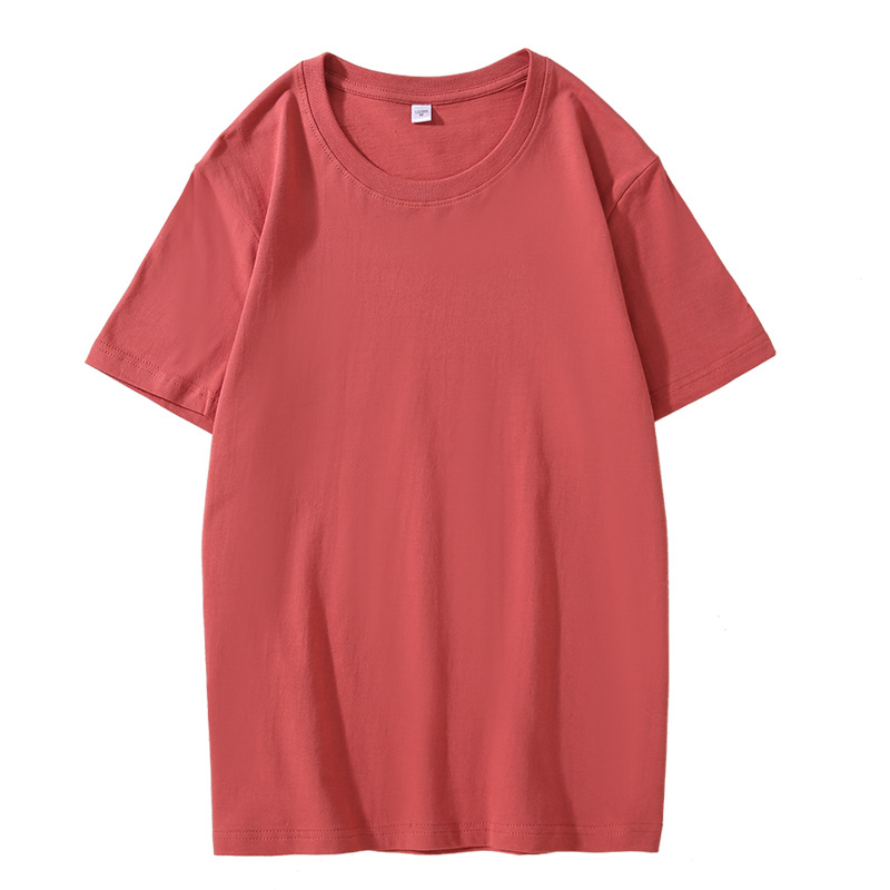 Ropa de trabajo corporativa Camisa publicitaria grupal Camiseta de algodón Impresión personalizada Logotipo Uniforme de clase Construcción grupal Ropa cultural Cuello redondo Manga corta
