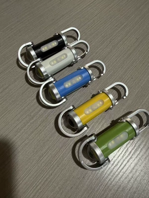 Outdoor Multifunctional Keychain Light, UV fənərlər - keychain-flashlight-painted-version