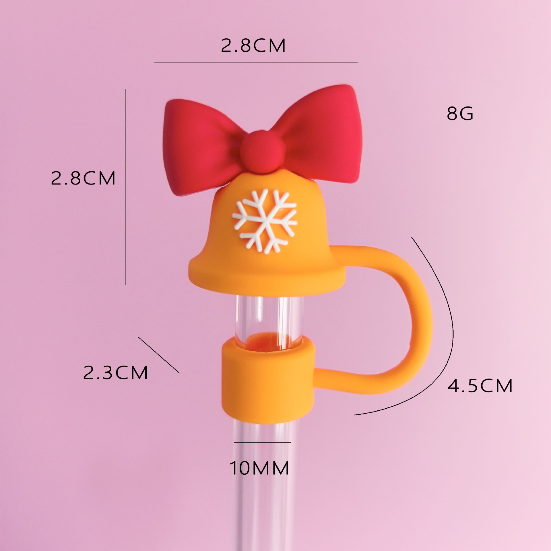 크리스마스 벨 밀짚모자/개별포장