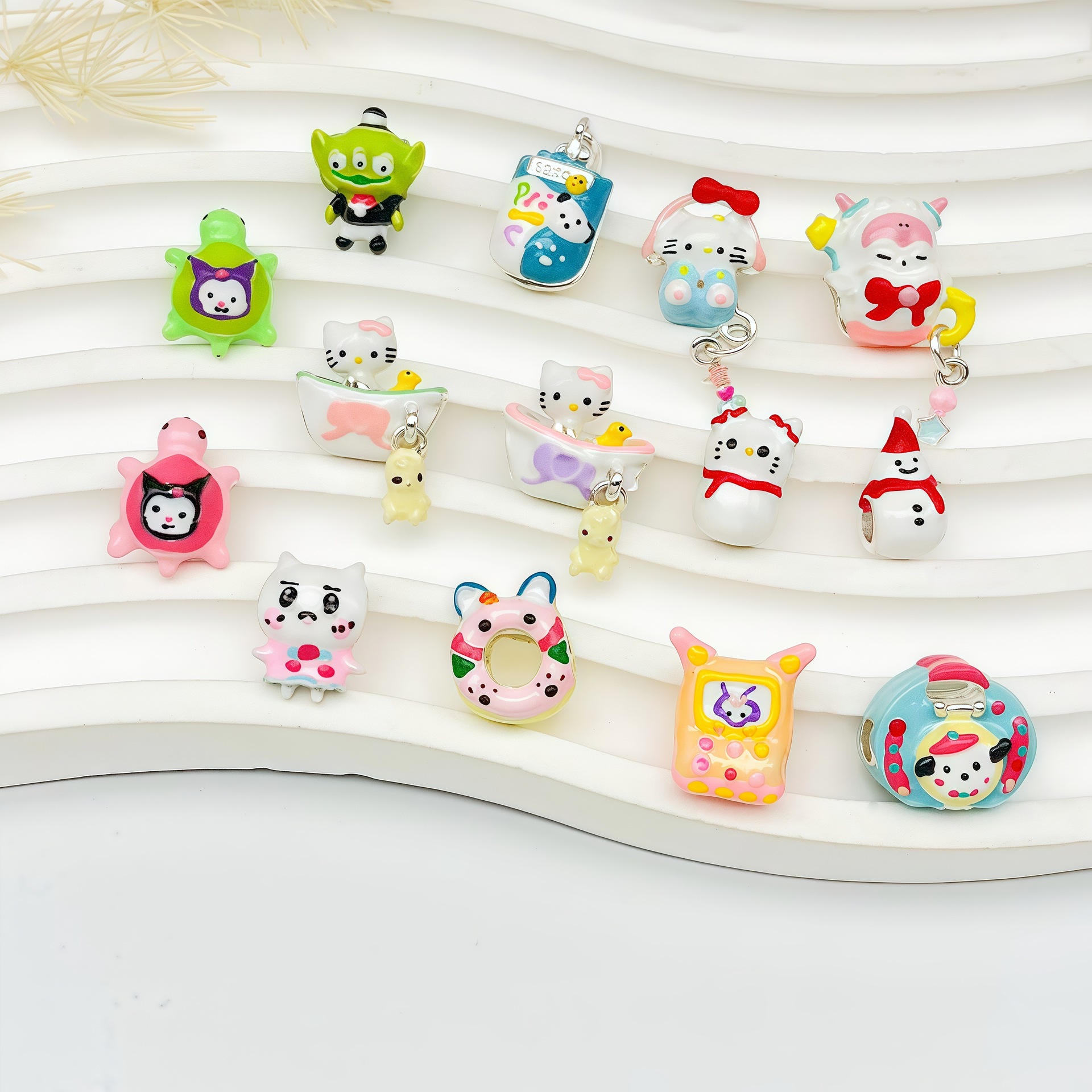 Cartoon three dimensional beaded bracelet