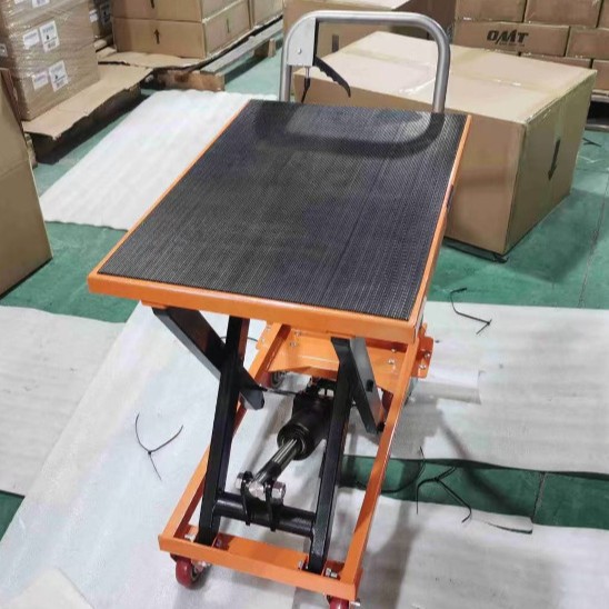 单剪液压升降台车平板手推车500磅