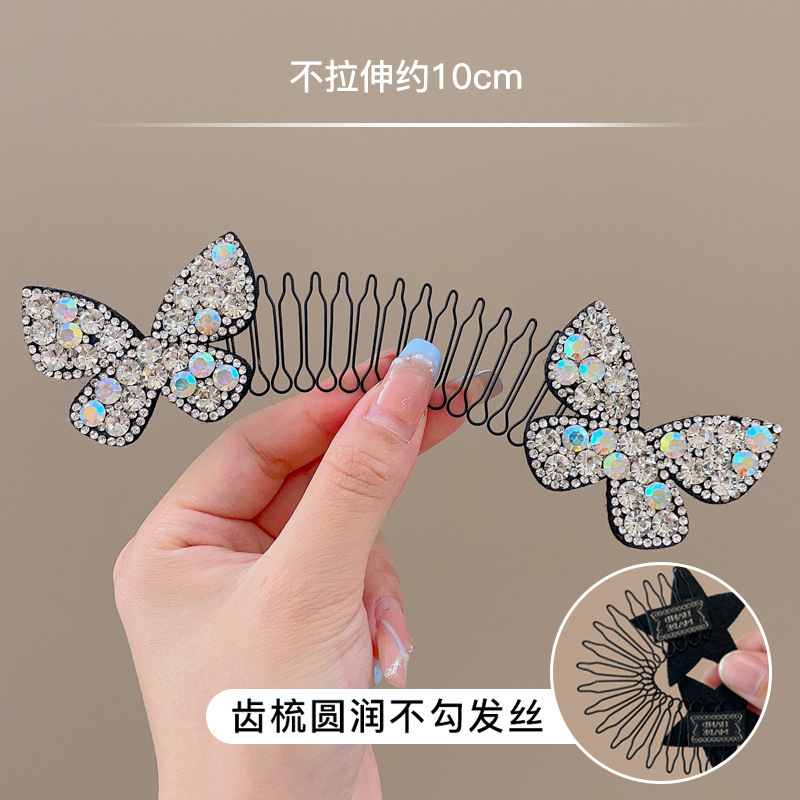 Peinado de niños pinzas de cabello para mujeres 2025 nuevo tipo de cabeza trasera máquina de cabello de tracción de peine de cabello enchufe de peinado adornamiento pinzas de cabello