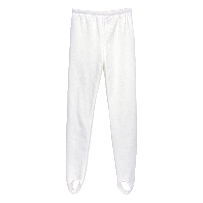 Danza DE LOS NIÑOS engrosada de lana forrada de las niñas de otoño e invierno ropa de práctica pantalones blancos pantalones de pedal polainas pantalones de paso