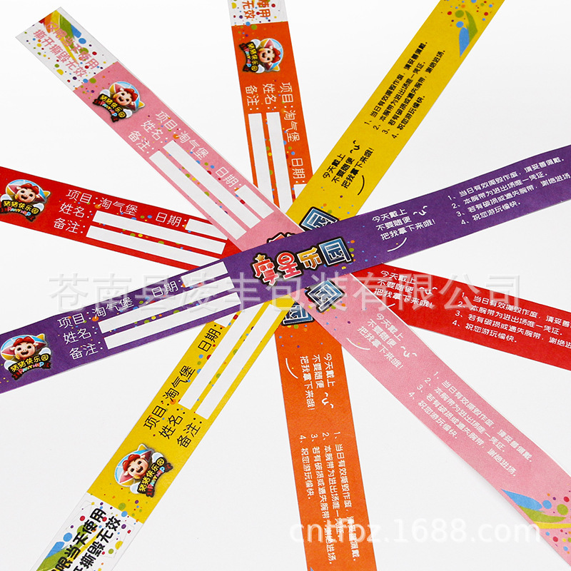 Disposable bracelet, wholesale