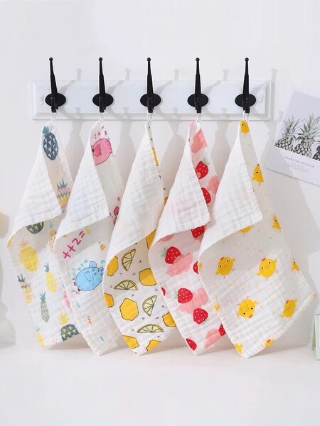 Children's cotton gauze eating bib