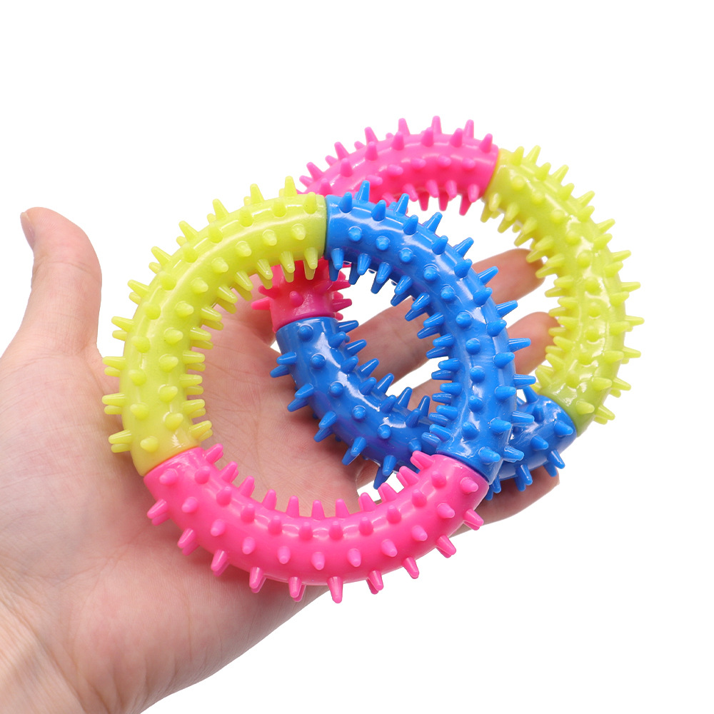 Juguetes para mascotas transfronterizos TPR juguetes para perros que no muerden mal