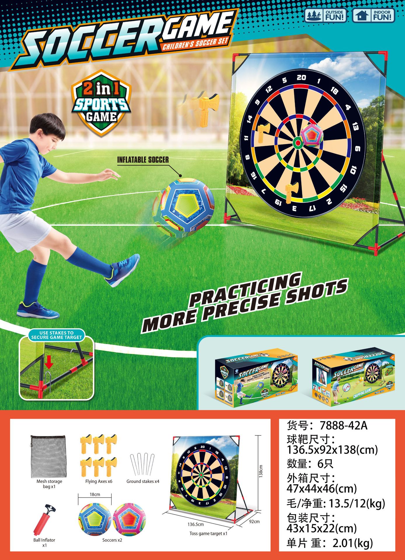 Fabricante de origen 40 juegos de alfombrillas de golf, práctica de objetivos para interiores y exteriores, juguetes deportivos de golf de ocio