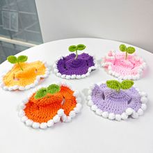 宠物帽子狗狗猫咪手工针织帽可爱萌芽发芽变装帽头套幼犬泰迪比熊