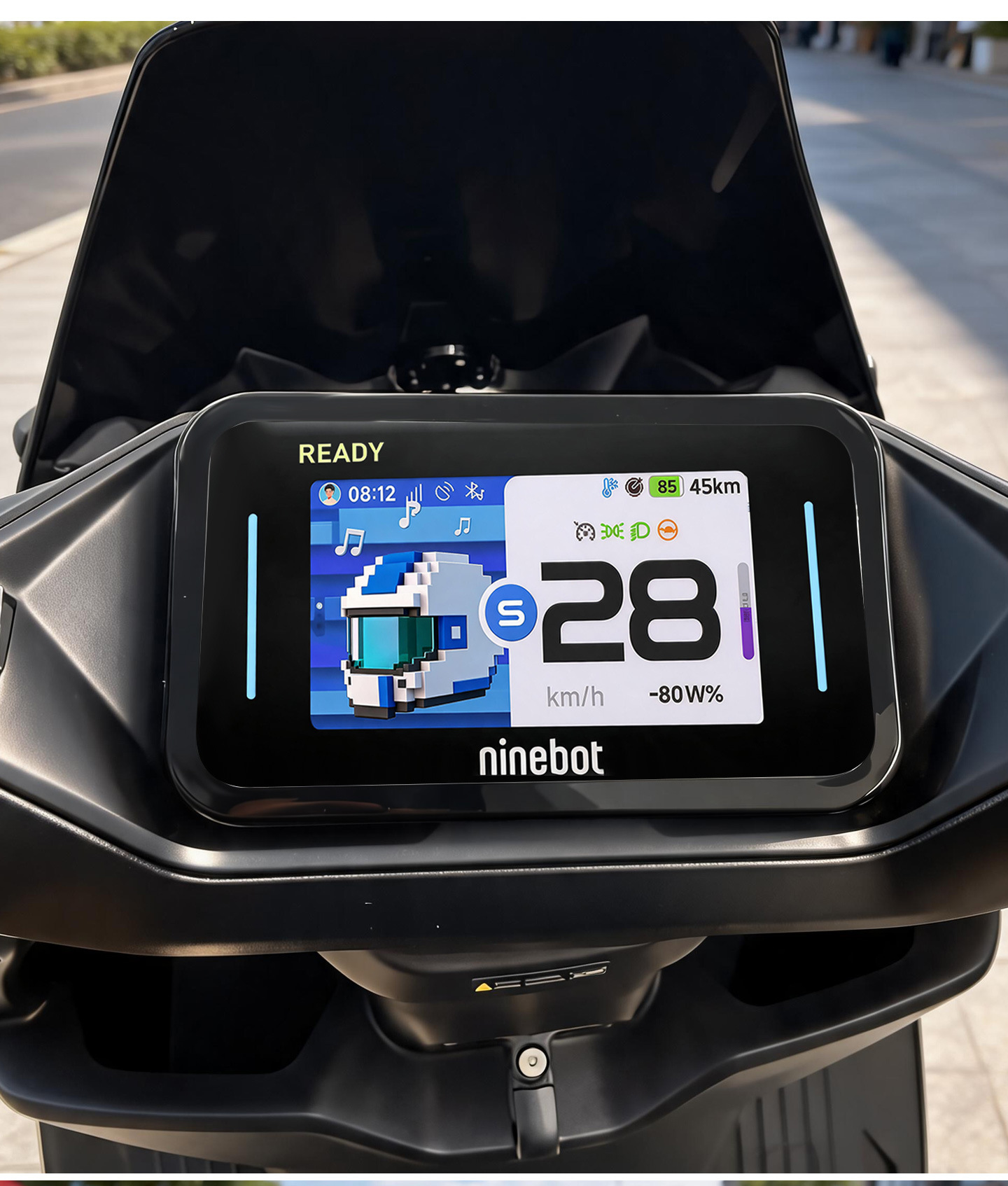 Ninebot F2Z 110 Max electric scooter LCD screen protective film, non-tempered